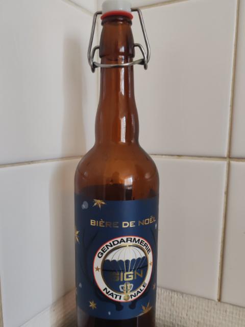 GIGN Gendarmerie Nationale - Bière De Noël 7.0%, Brasserie Volcelest, France