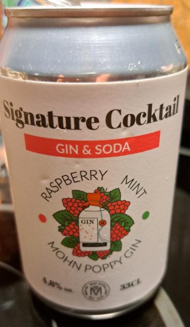 Gin & soda 4.8%, Moe Distillery, Estonia