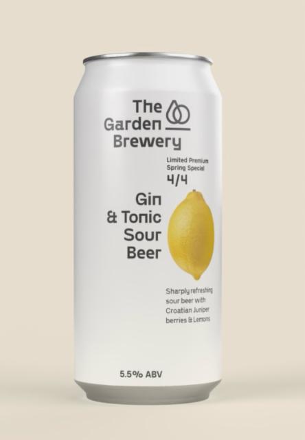 Gin & Tonic Sour Beer 5.5%, The Garden Brewery, Croatia