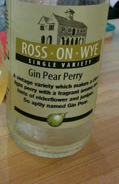 Gin Pear Perry 6.0%, Ross On Wye Cider & Perry, England