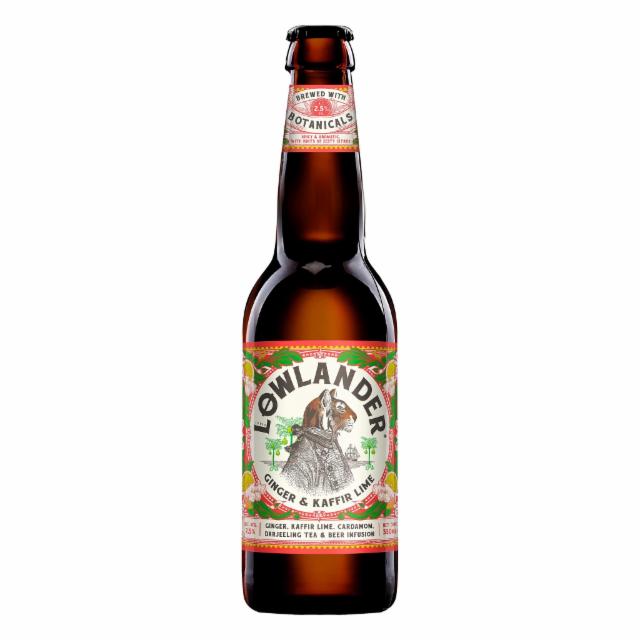 Ginger & Kaffir Lime 2.5%, Lowlander Botanical Beer, Netherlands