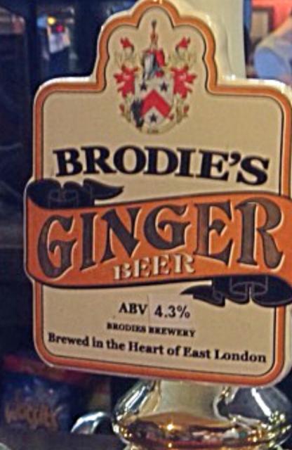 Ginger Beer 4.3%, Brodie's, England