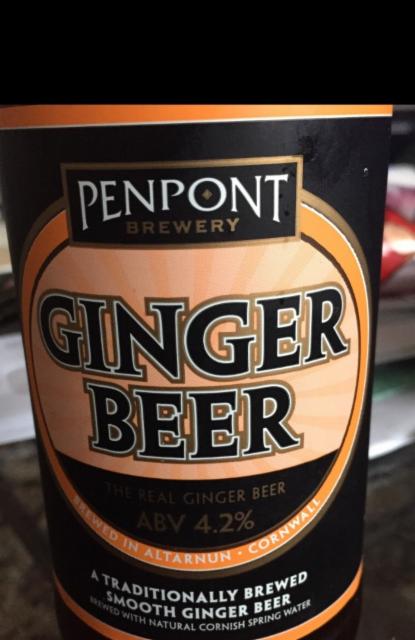 Ginger Beer 4.2%, Penpont Brewery, England