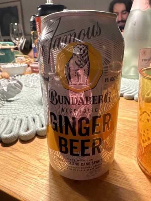Bundaberg Alcoholic Ginger beer 4.0%, Bundaberg Brewed Drinks, Australia