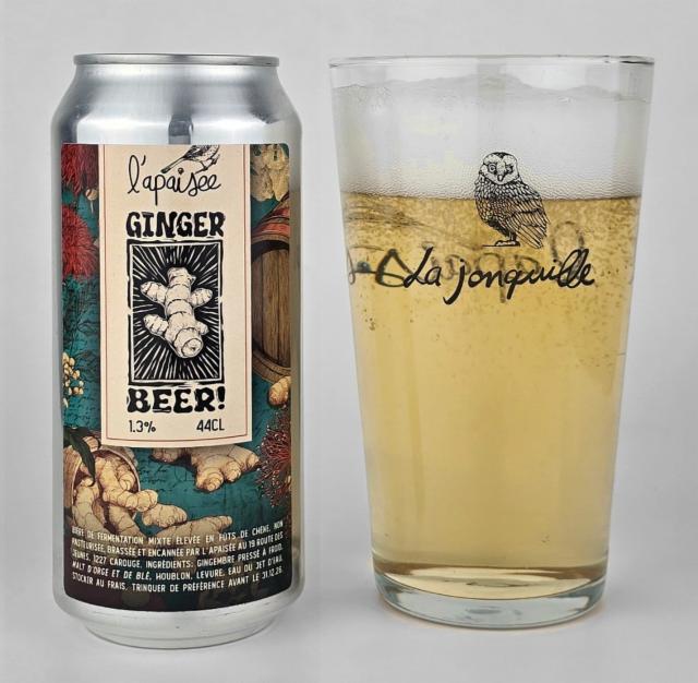 Ginger Beer 1.3%, Brasserie L'Apaisée, Switzerland