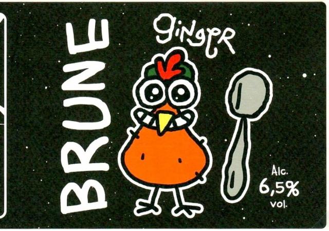 Ginger Brune 6.5%, Microbrasserie Co-Kot', France