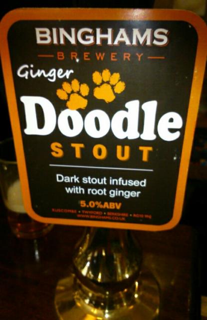 Ginger Doodle Stout 5.0%, Binghams Brewery, England