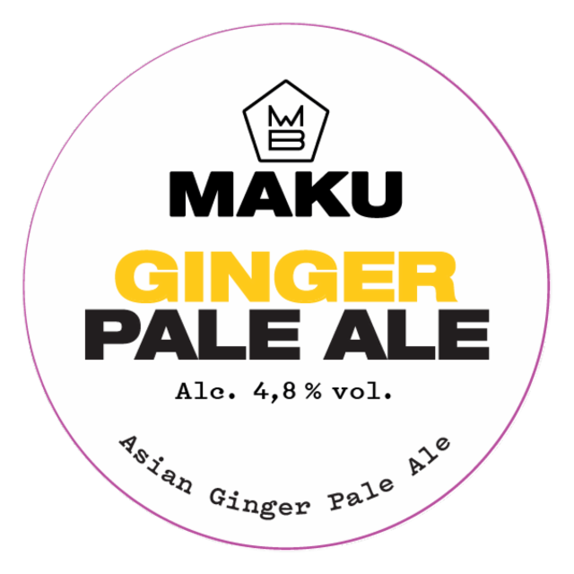 Ginger Pale Ale 4.8%, Maku Brewing, Finland