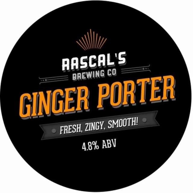 Ginger Porter 4.8%, Rascals Brewing, Ireland