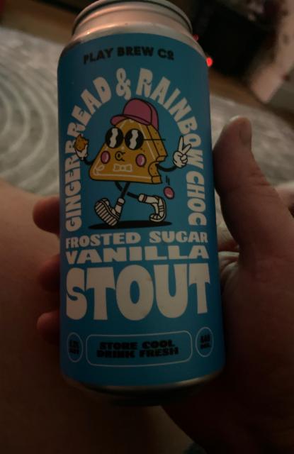 Gingerbread & Rainbow Frosted Sugar Vanilla Stout 6.1%, Play Brew Co, England