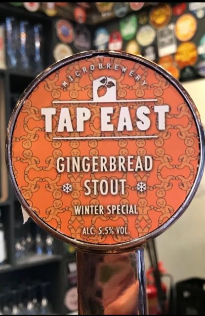 Gingerbread Stout 5.5%, TapEast, England