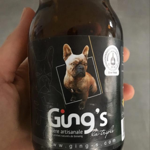 Ging's La Triple 8.5%, Brasserie Grain d'Orge, Belgium
