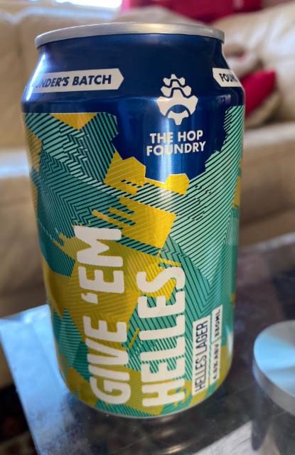 Give 'Em Helles 4.5%, ALDI Stores UK, England