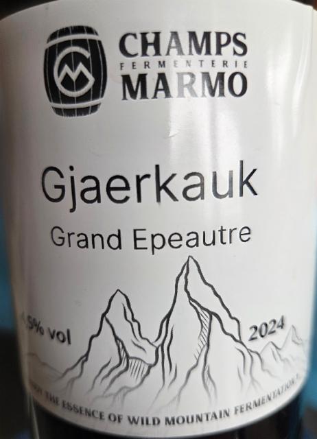 Gjaerkauk 4.5%, Fermenterie Des Champs Marmo, France
