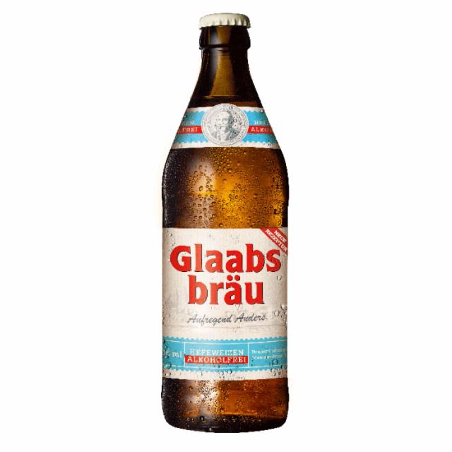 Glaabsbräu Hefeweizen alkoholfrei 0.0%, Glaabsbräu, Germany