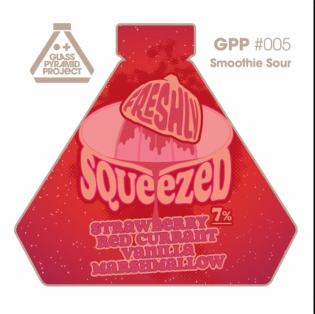 Freshly Squeezed: Strawberry +Redcurrant +Vanilla + Marshmallow, Glass Pyramid Project
