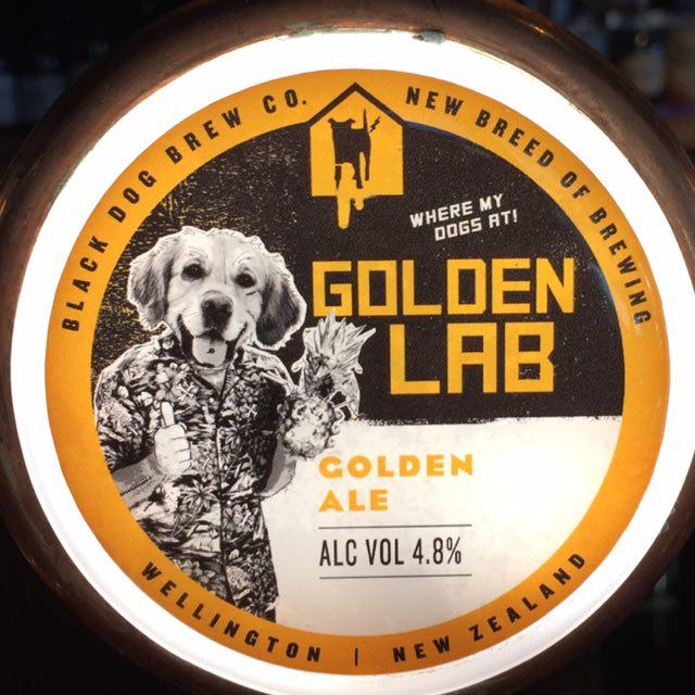 Golden Lab 4.8%, Black Dog Brewing Company, New Zealand
