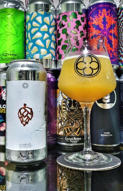 Glitter Orange Hop 6.4%, Monkish Brewing Company, United States