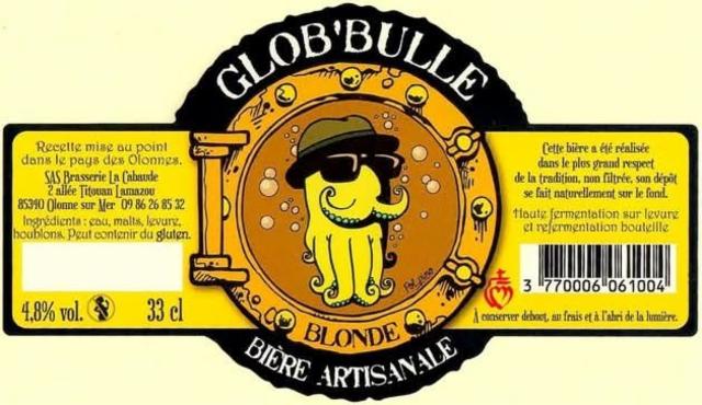 Glob'bulle 4.8%, Brasserie La Cabaude [Closed], France