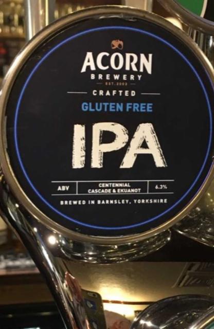 Gluten Free IPA 6.3%, Acorn Brewery, England