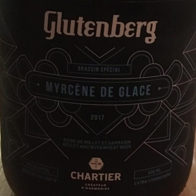 Glutenberg Myrcène de Glace 10.0%, Glutenberg Brewing Company, United States