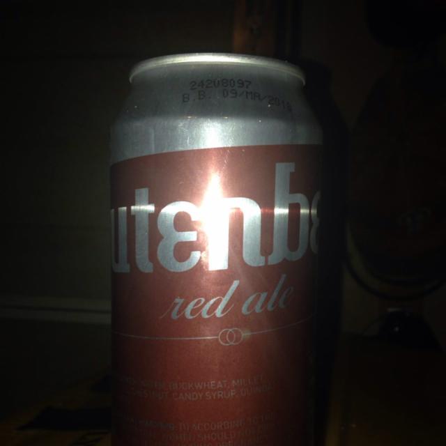 Glutenberg Red Ale 5.0%, Glutenberg Brewing Company, United States