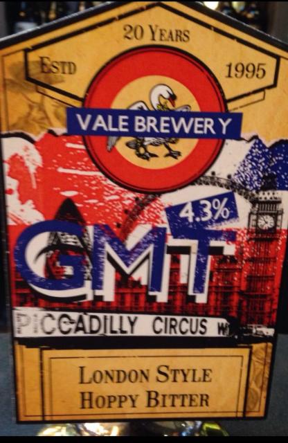 GMT 4.3%, Vale Brewery, England