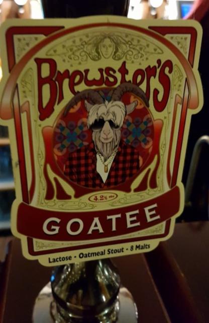 Goatee 4.2%, Brewster's Brewery, England