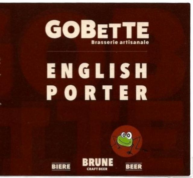 Gobette English Porter 4.8%, Brasserie De La Gobette [Closed], France