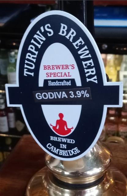 Godiva 3.9%, Turpin's Brewery, England
