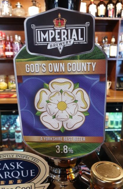 God's Own County 3.8%, Imperial Brewery, England
