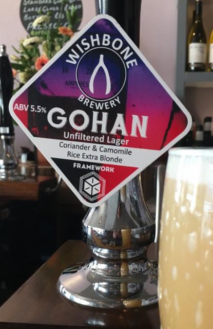 Gohan 5.5%, Wishbone Brewery, England