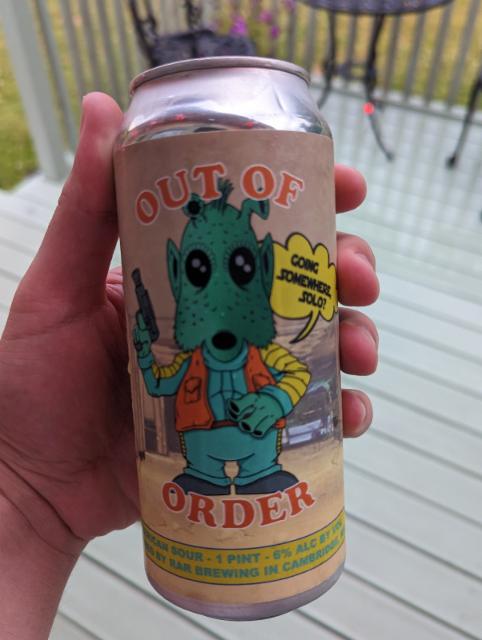 Out of Order: Going Somewhere Solo? 6.0%, RAR Brewing, United States