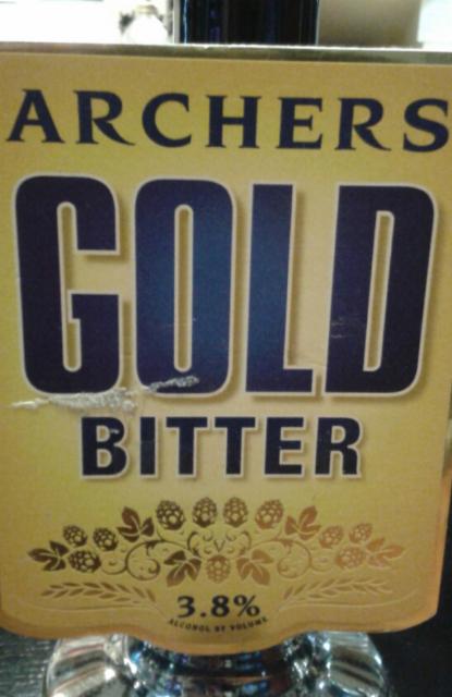 Gold 3.8%, Archers Brewery, England