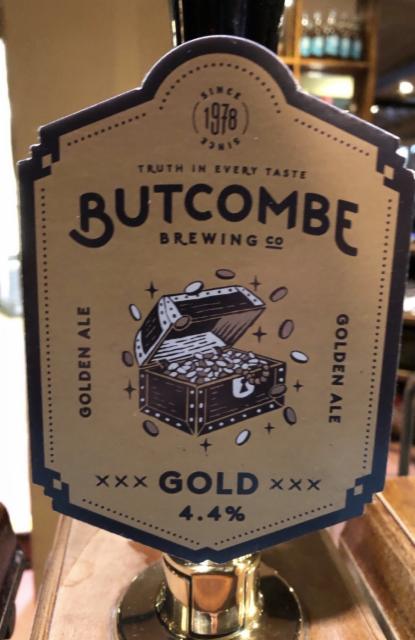 Gold (Cask) 4.4%, Butcombe Brewery Ltd, England