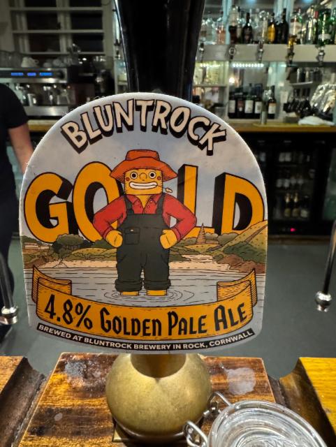 Gold, Bluntrock Brewery