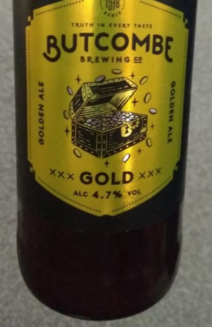 Gold (Bottle Version) 4.7%, Butcombe Brewery Ltd, England