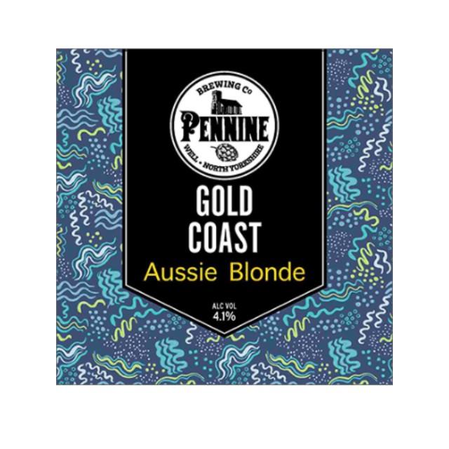 Gold Coast Aussie Blonde 4.1%, Pennine Brewing Co., England