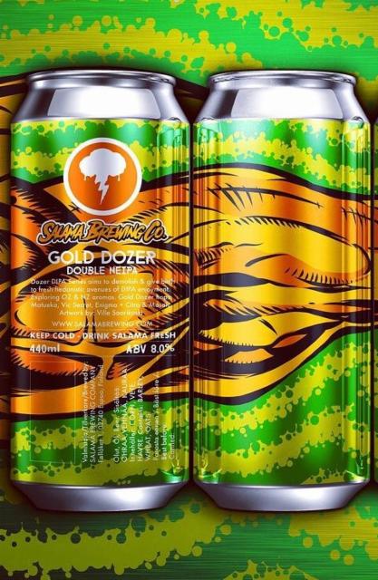 Gold Dozer 8.0%, Salama Brewing Company, Finland