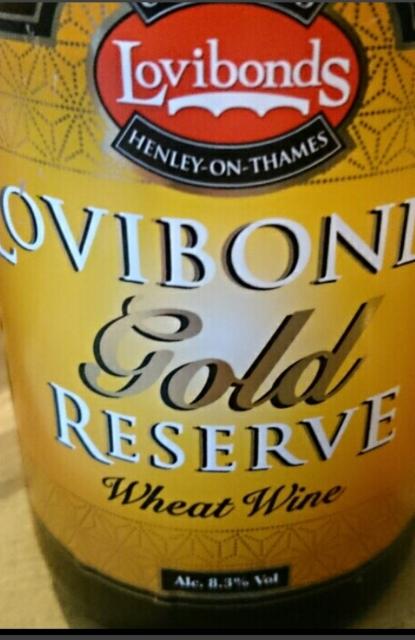 Gold Reserve 8.3%, Lovibond's Brewery, England