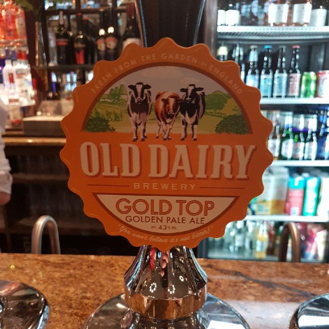 Gold Top 4.3%, Old Dairy Brewery, England