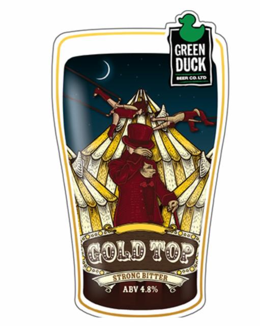 Gold Top 4.8%, Green Duck Beer Co., England