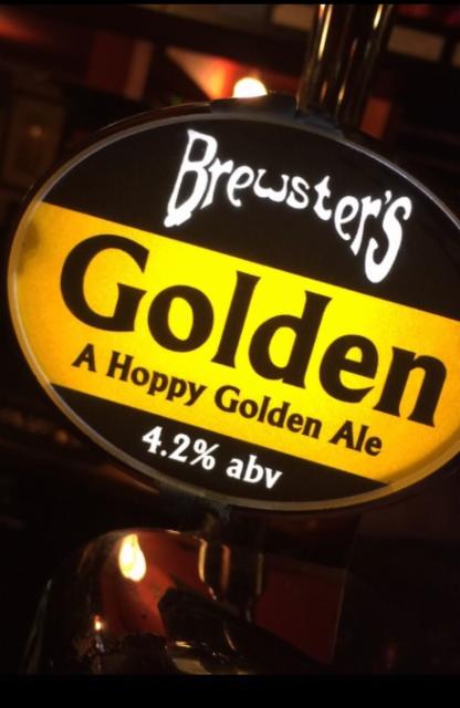 Golden 4.2%, Brewster's Brewery, England
