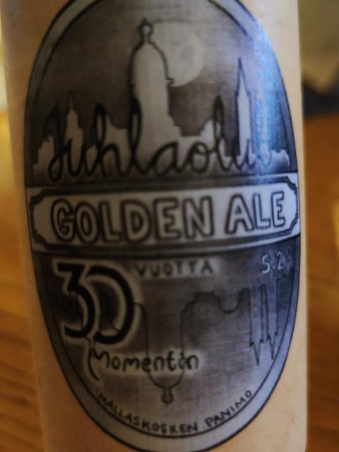 Momentin 30 vuotta Juhlaolut Golden Ale 5.2%, Mallaskosken Panimo, Finland