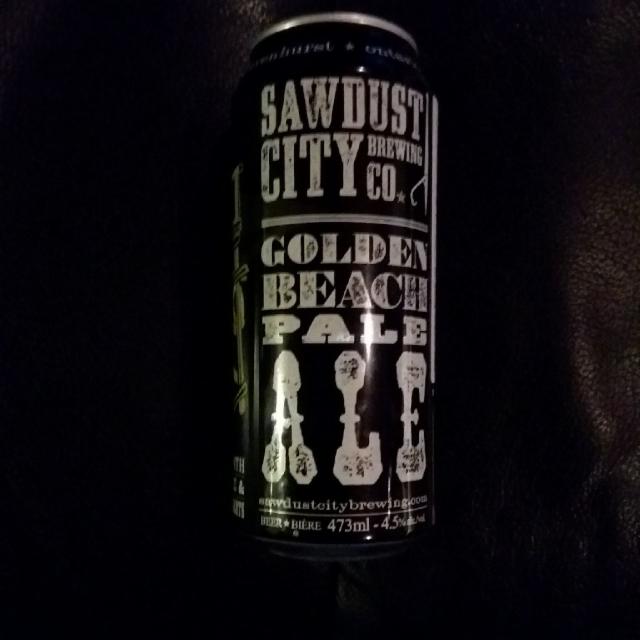 Golden Beach Pale Ale 4.5%, Sawdust City Brewing Company, Canada