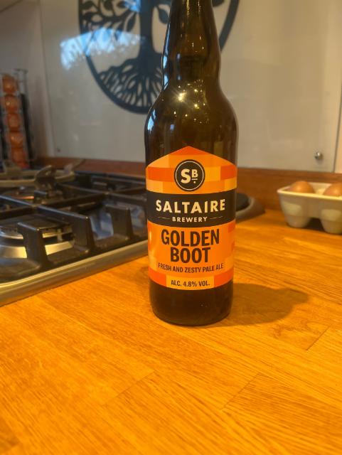 Golden boot, Saltaire Brewery