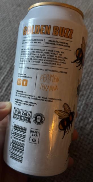 Golden buzz 9.0%, Fermenterarna, Sweden