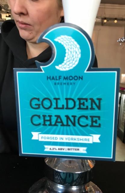Golden Chance 4.2%, Half Moon Brewery, England