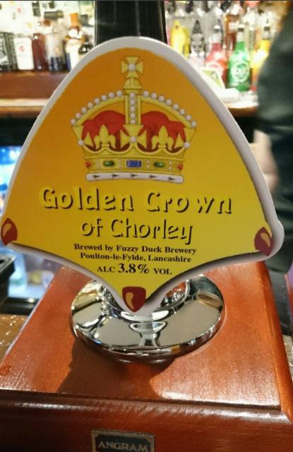 Golden Crown Of Chorley 3.8%, Fuzzy Duck Brewery, England
