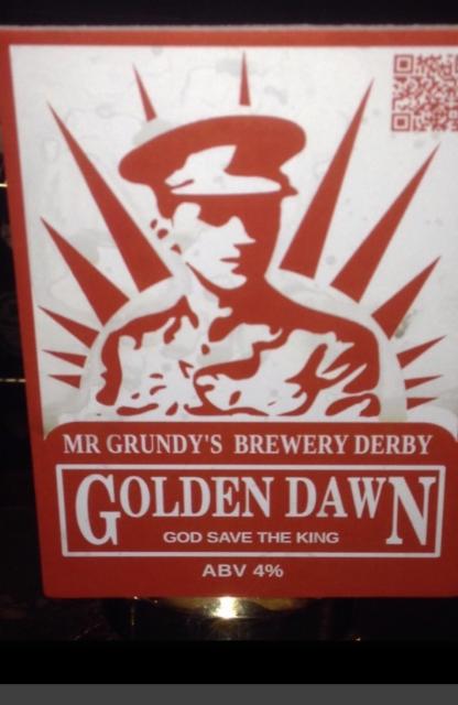 Golden Dawn 4.0%, Mr Grundy's Brewery, England